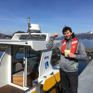 Erste erfolgreiche Bootsprüfung 2016 am Thunersee